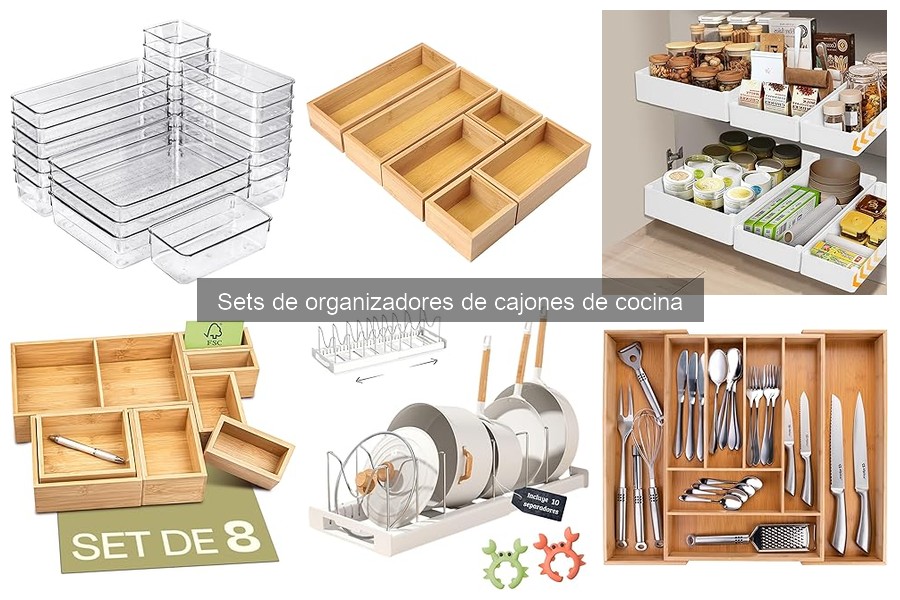 Opiniones sobre Sets de Organizadores de Cajones de Cocina