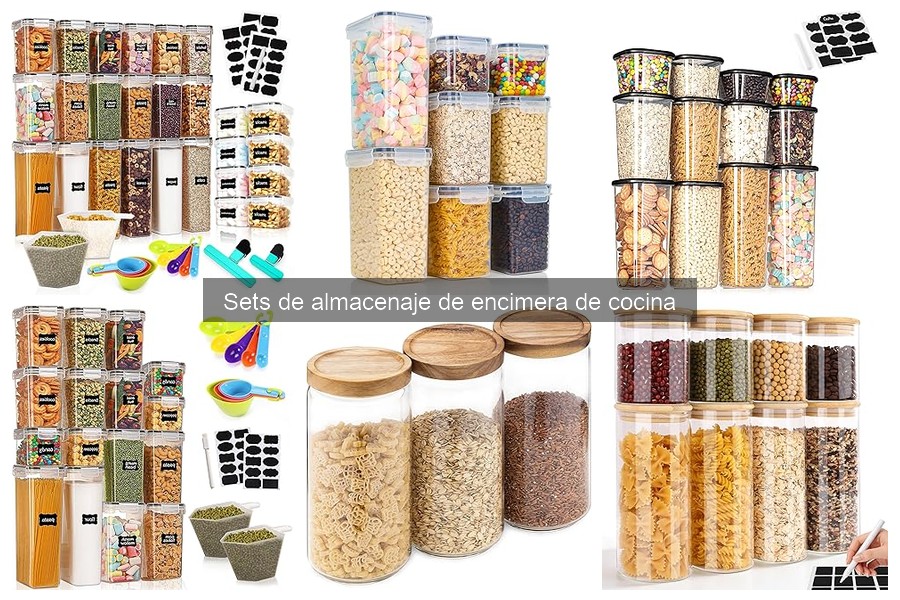 Organiza tu encimera de cocina con estos sets de almacenaje