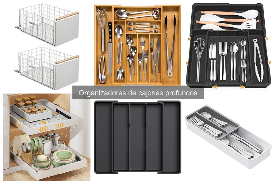 Organizador de cajones profundos: Uso ideal para ropa