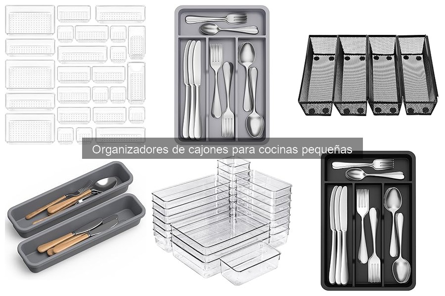 Organizadores de cajones para cocinas pequeñas: optimiza tu espacio