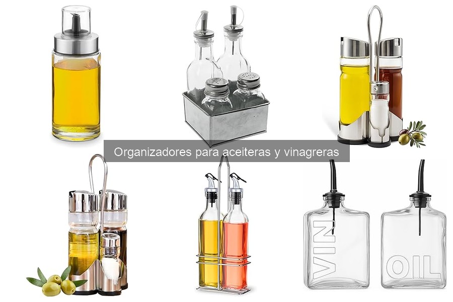 Organizadores para Aceiteras y Vinagreras: Funciones y Beneficios