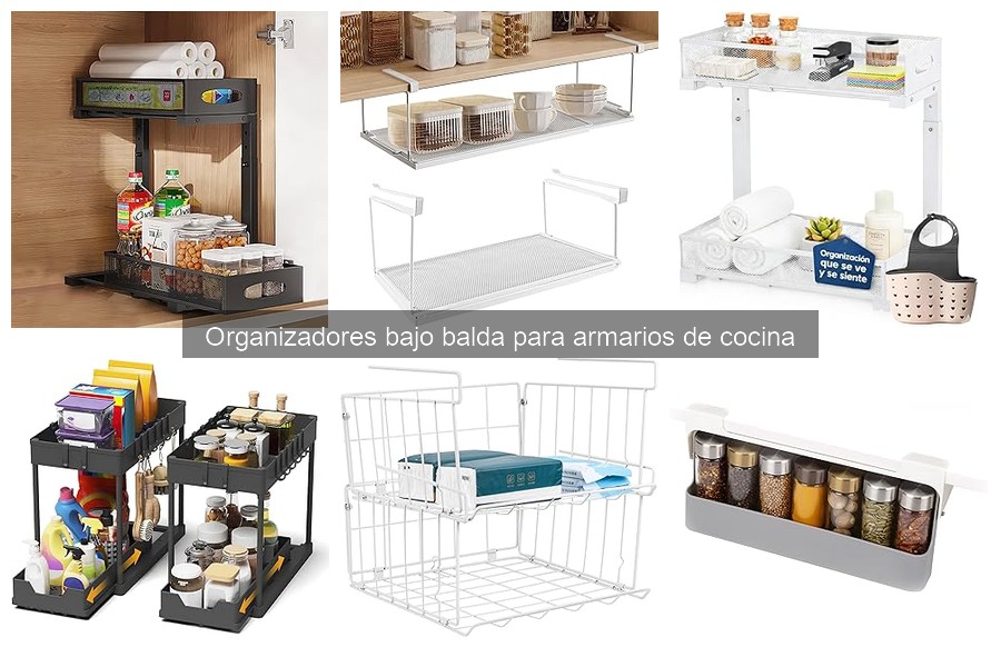 Personaliza tus Organizadores Bajo Balda para la Cocina