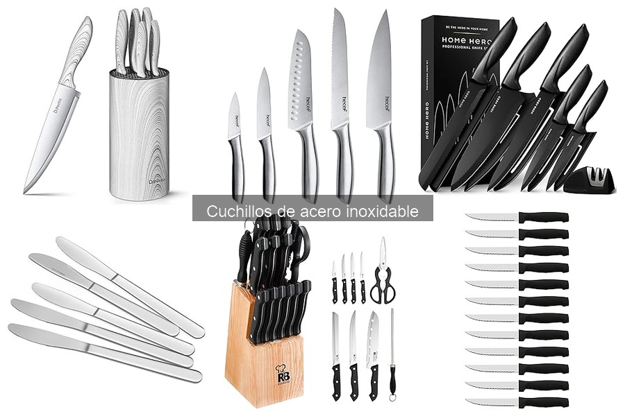 ¿Por qué elegir cuchillos de acero inoxidable para tu cocina?