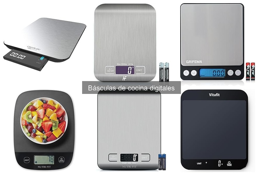 ¿Por qué no funcionan las básculas de cocina digitales?