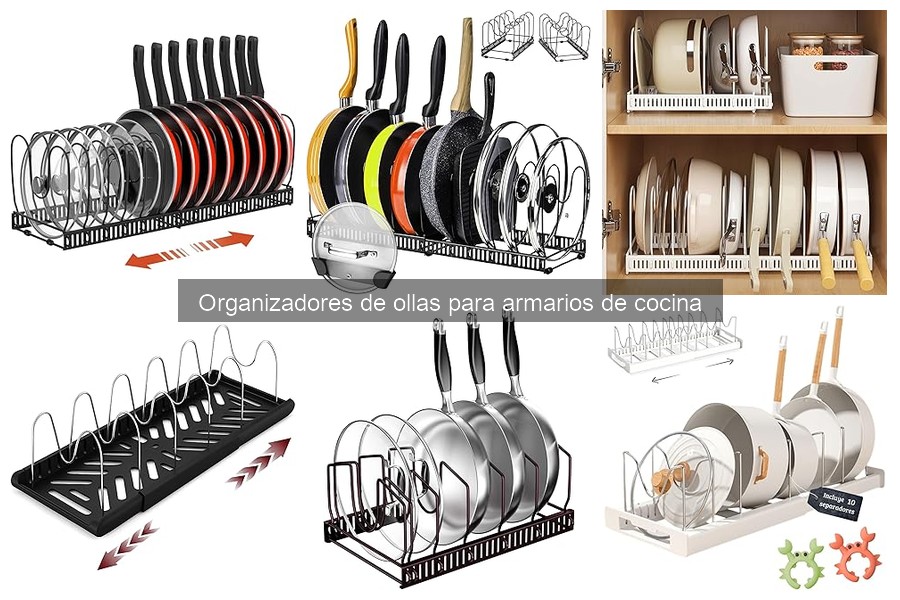 Precio promedio de organizadores de ollas para cocina