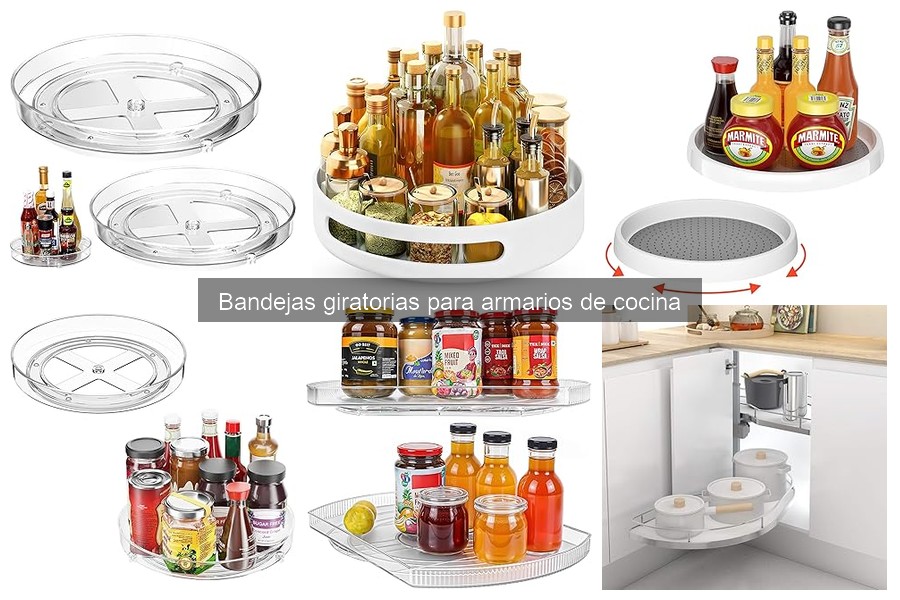 Precios de bandejas giratorias para cocina: guía actualizada