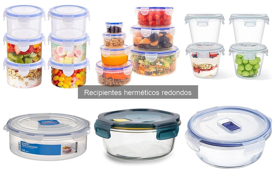 Precios de recipientes herméticos redondos en Amazon