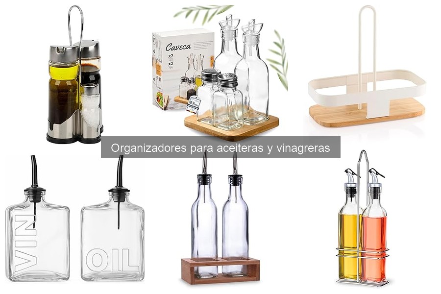 Precios y dónde comprar organizadores para aceiteras y vinagreras
