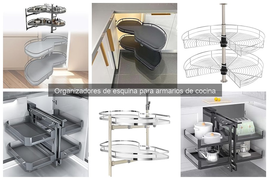 Problemas comunes al usar organizadores de esquina para cocina