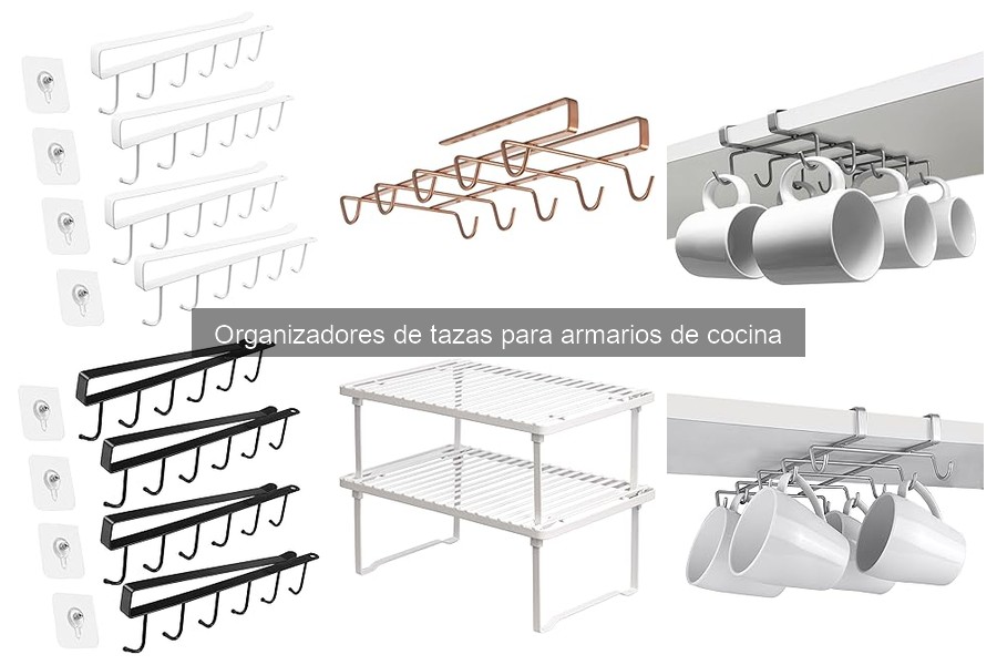 Problemas comunes con organizadores de tazas en la cocina