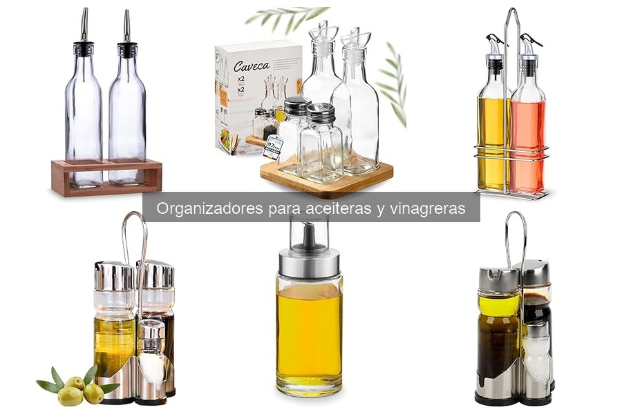 Problemas comunes con organizadores para aceiteras y vinagreras