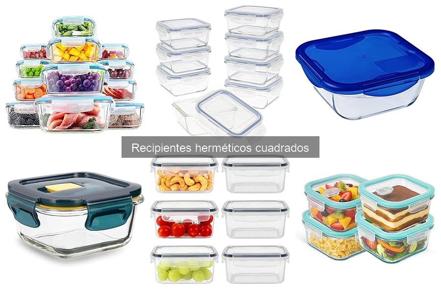 Problemas comunes con recipientes herméticos cuadrados