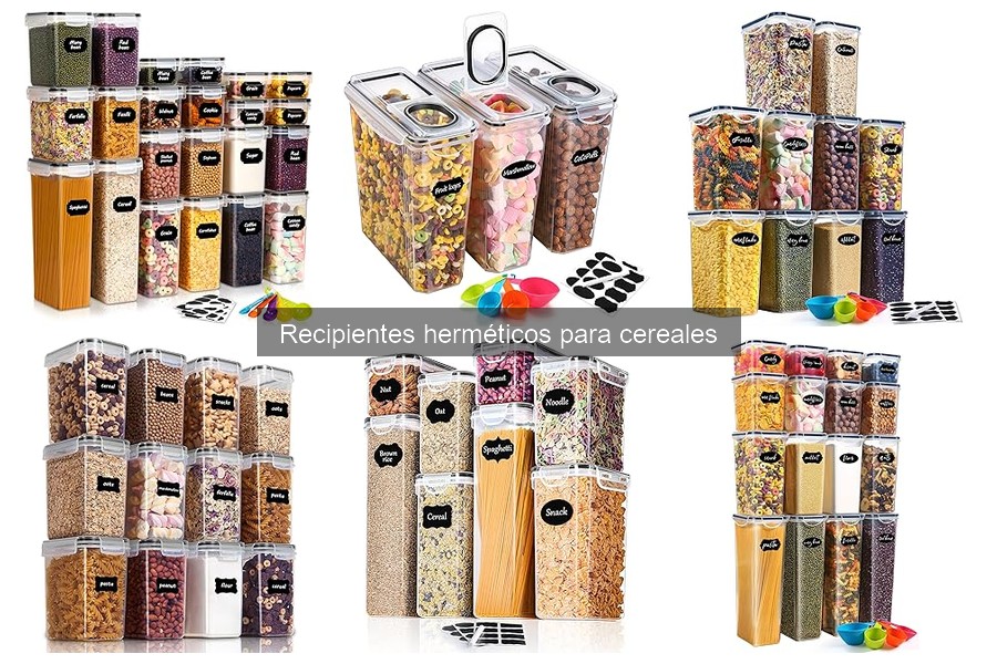 Problemas comunes con recipientes herméticos para cereales