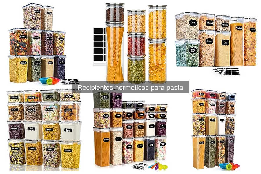 Problemas comunes con recipientes herméticos para pasta