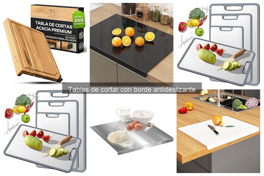 Problemas de salud por usar mal tablas de cortar antideslizantes
