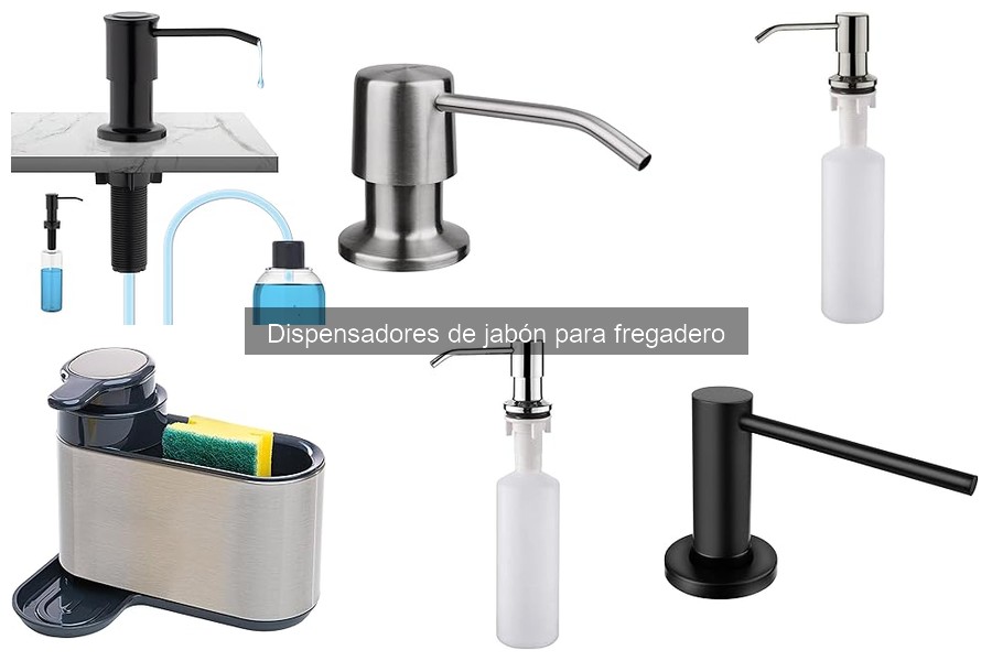 ¿Qué es un dispensador de jabón para fregadero?