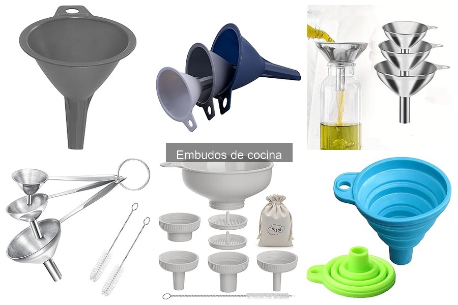 Qué es un embudo de cocina: Tipos y usos esenciales