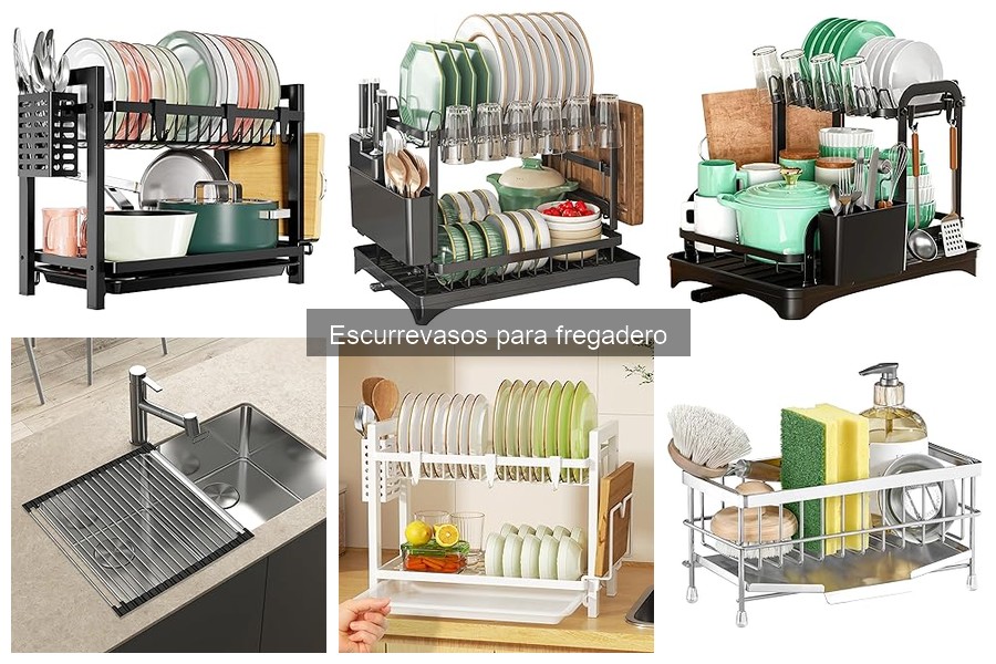¿Qué es un escurrevasos para fregadero? Funciones y usos