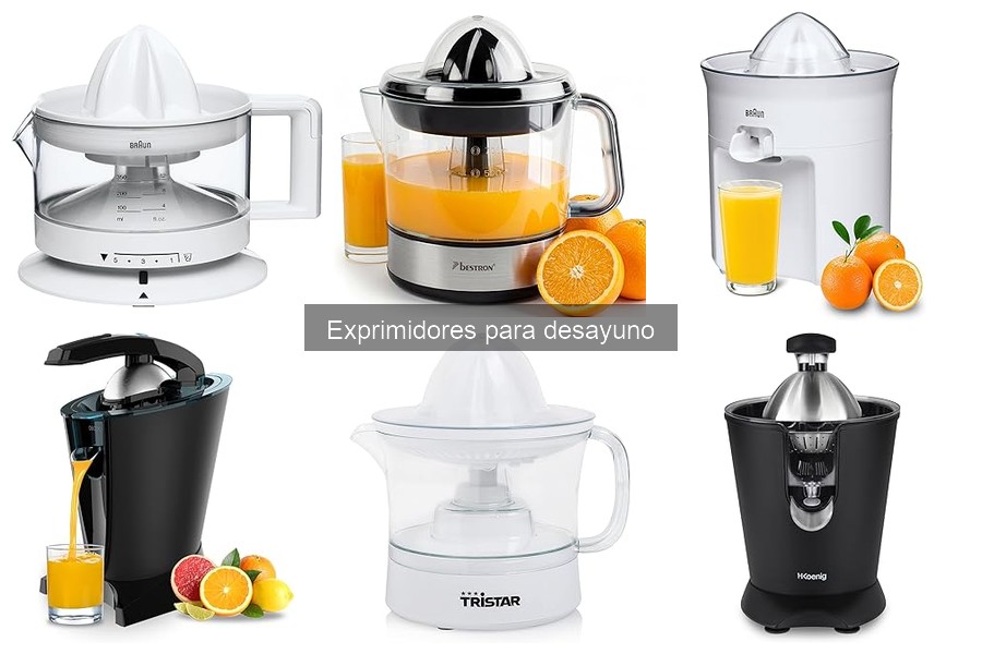 ¿Qué es un exprimidor de desayuno? Características y funciones