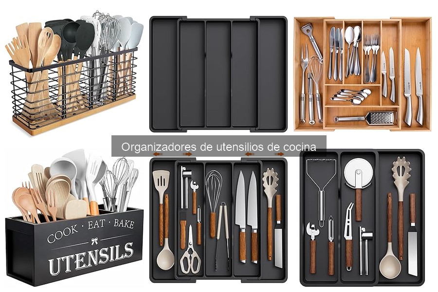 ¿Qué es un organizador de utensilios de cocina?