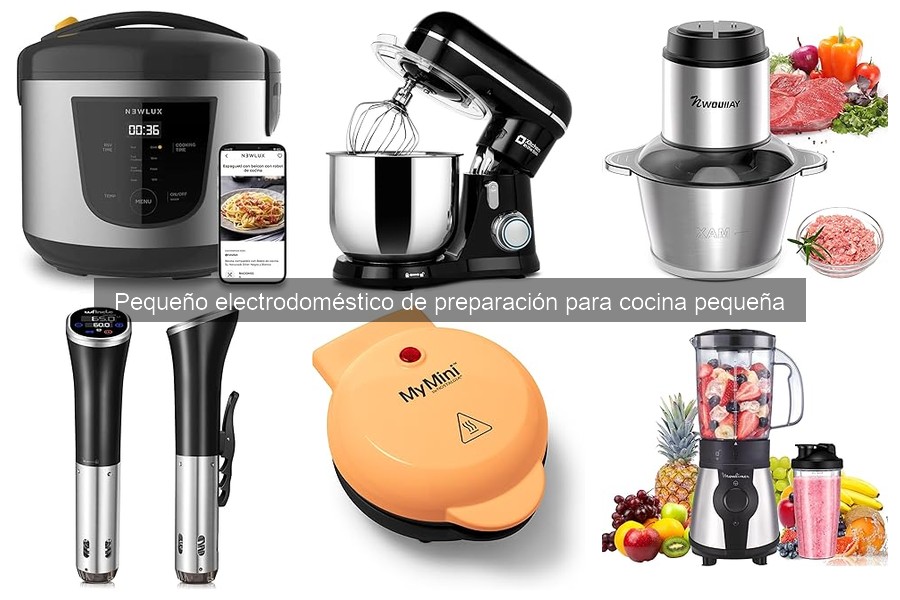 ¿Qué es un pequeño electrodoméstico de preparación para cocina?