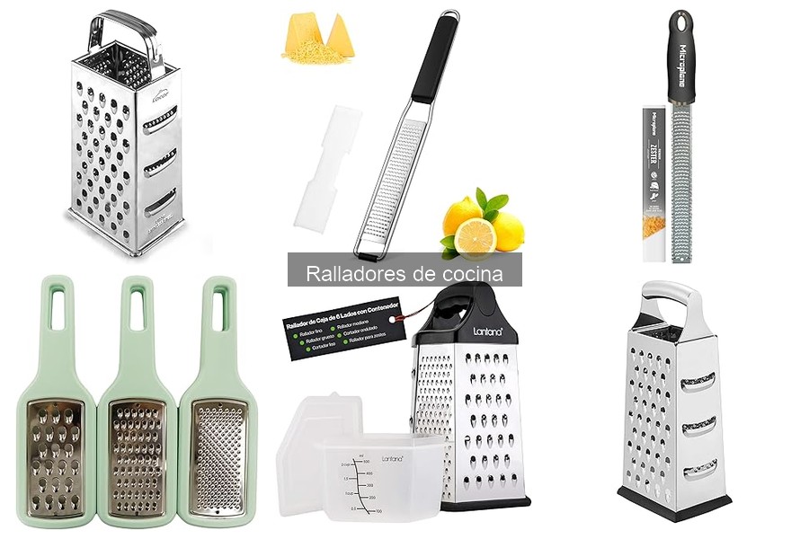 Qué es un rallador de cocina y sus tipos explicados