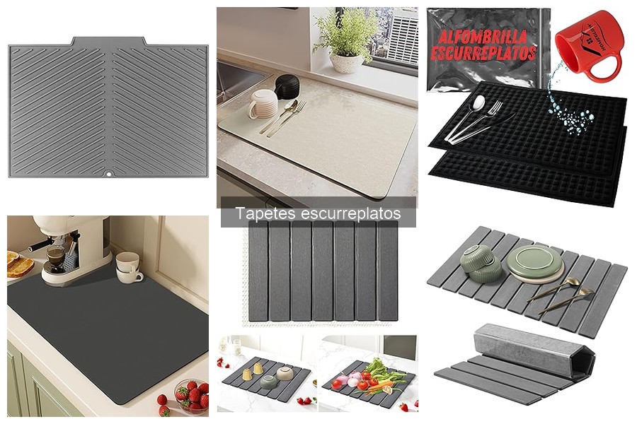 ¿Qué es un tapete escurreplatos? Beneficios y materiales