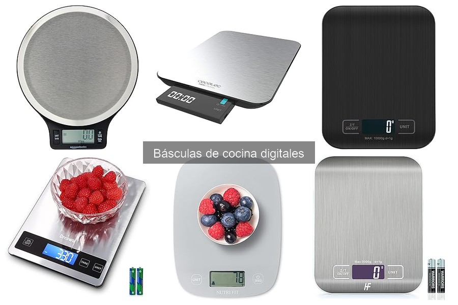 ¿Qué es una báscula de cocina digital? Características y función