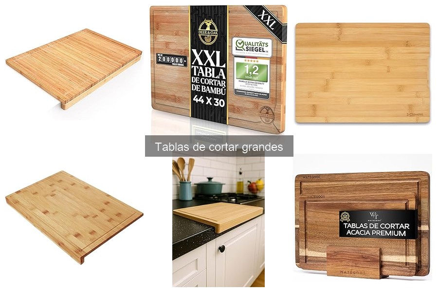¿Qué es una tabla de cortar grande? Características y usos