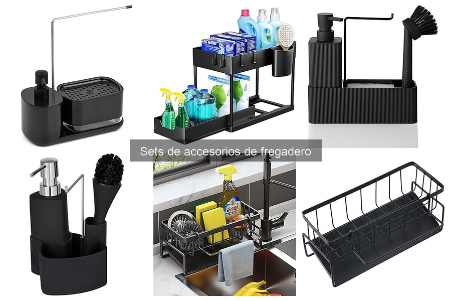 ¿Qué incluye un set de accesorios de fregadero?