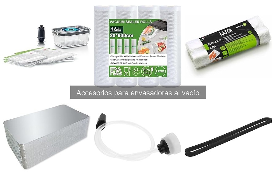 ¿Qué son los accesorios para envasadoras al vacío?