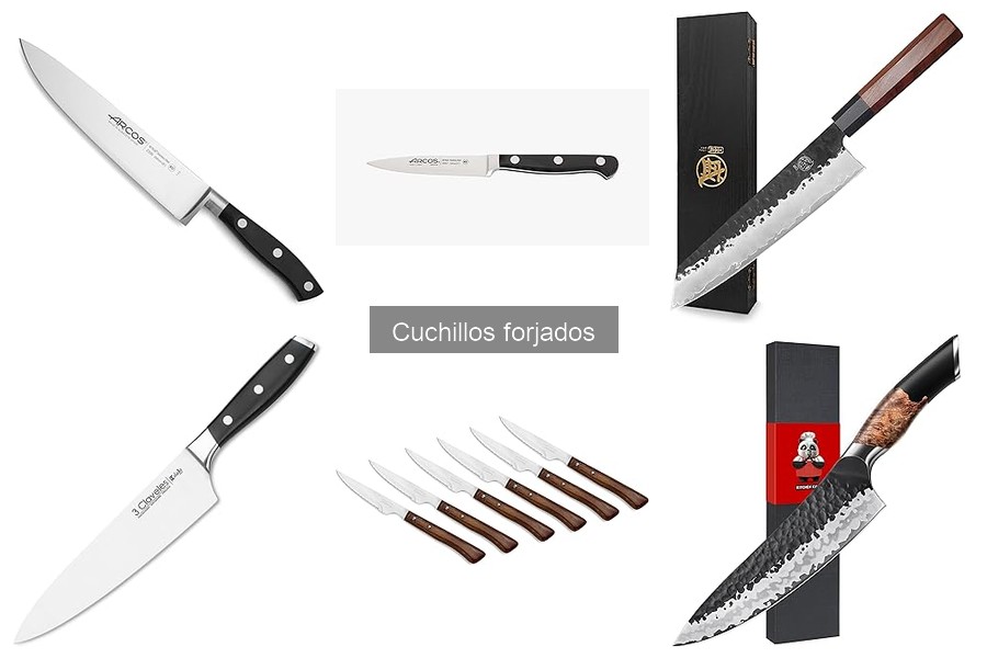 ¿Qué son los cuchillos forjados? Características y proceso