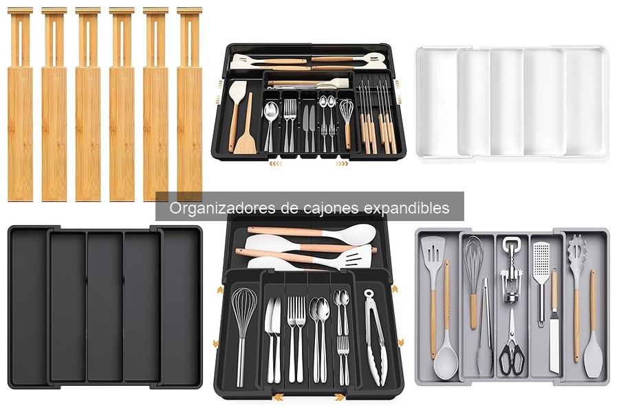 Qué son los organizadores de cajones expandibles: guía completa