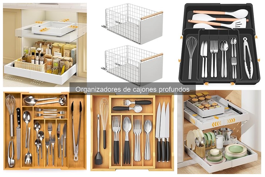 ¿Qué son los organizadores de cajones profundos? Guía