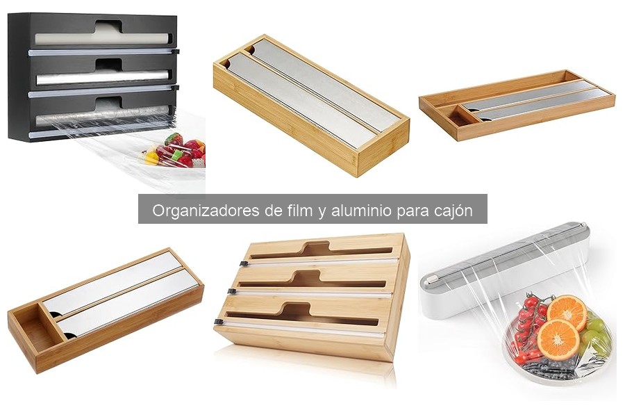 ¿Qué son los organizadores de film y aluminio para cajón?