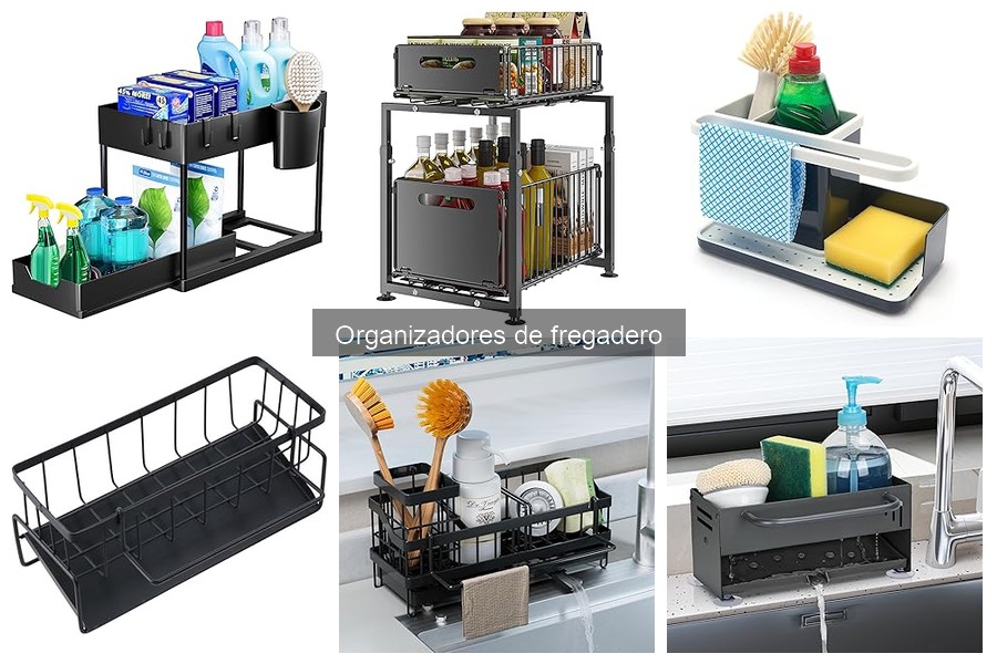 ¿Qué son los organizadores de fregadero? Guía y Beneficios