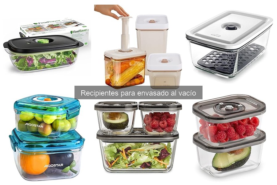 ¿Qué son los recipientes para envasado al vacío?