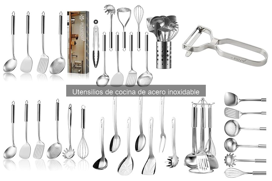¿Qué son los utensilios de cocina de acero inoxidable?