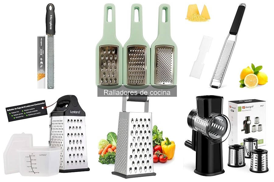 Ralladores de cocina con características especiales