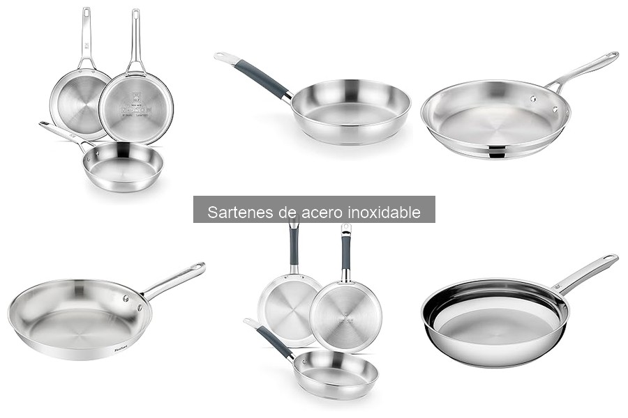 Recetas deliciosas para sartenes de acero inoxidable