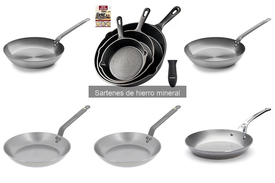 Recetas fáciles para sartenes de hierro mineral