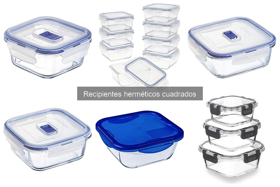 Recipientes herméticos cuadrados: características y beneficios