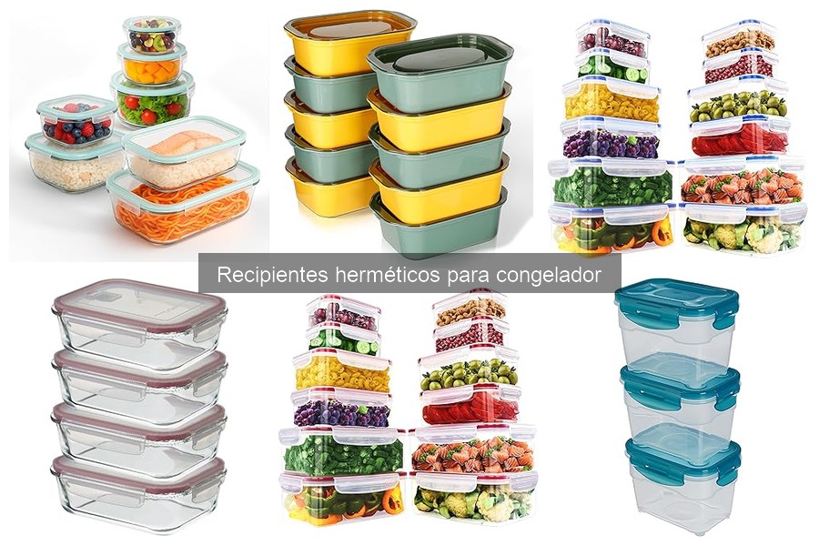 Recipientes herméticos para congelador: ¿Qué son y sus beneficios?