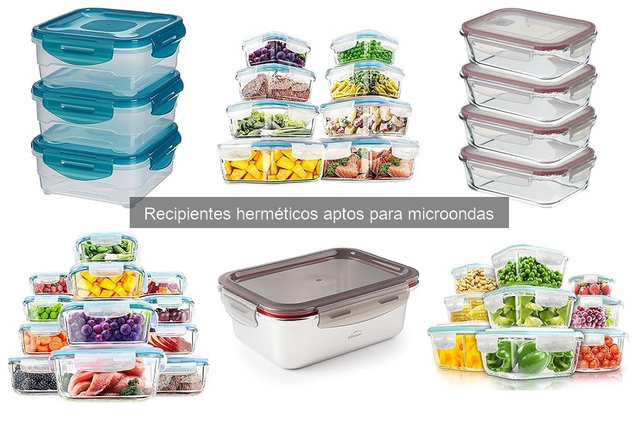 Recipientes herméticos para microondas: ideales para congelar
