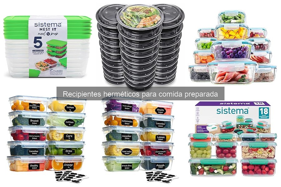 Recipientes Herméticos: Reducción de Residuos Efectiva