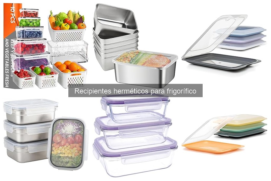 Recipientes herméticos vs. recipientes de plástico comunes