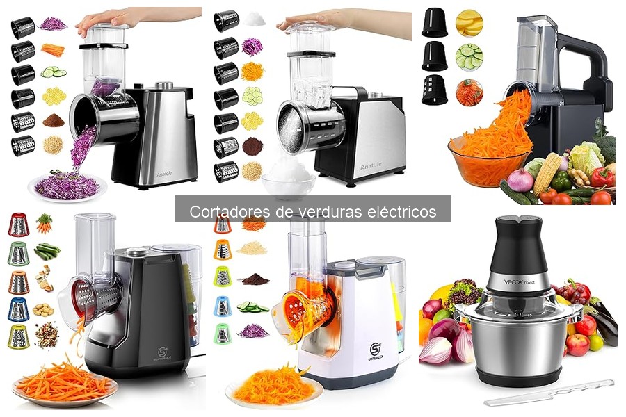 Reseñas de Cortadores de Verduras Eléctricos: Mejores Opciones