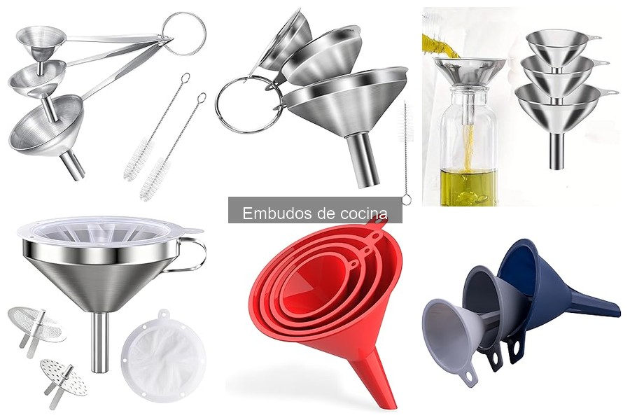 Reseñas de los Mejores Embudos de Cocina Populares