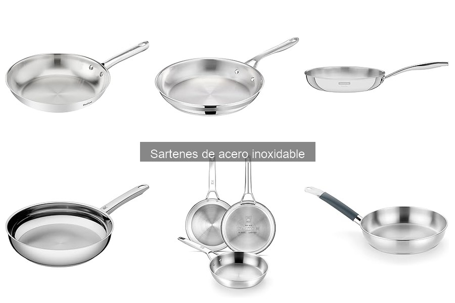 Sartenes de acero inoxidable con revestimiento: ¿mejores o peores?
