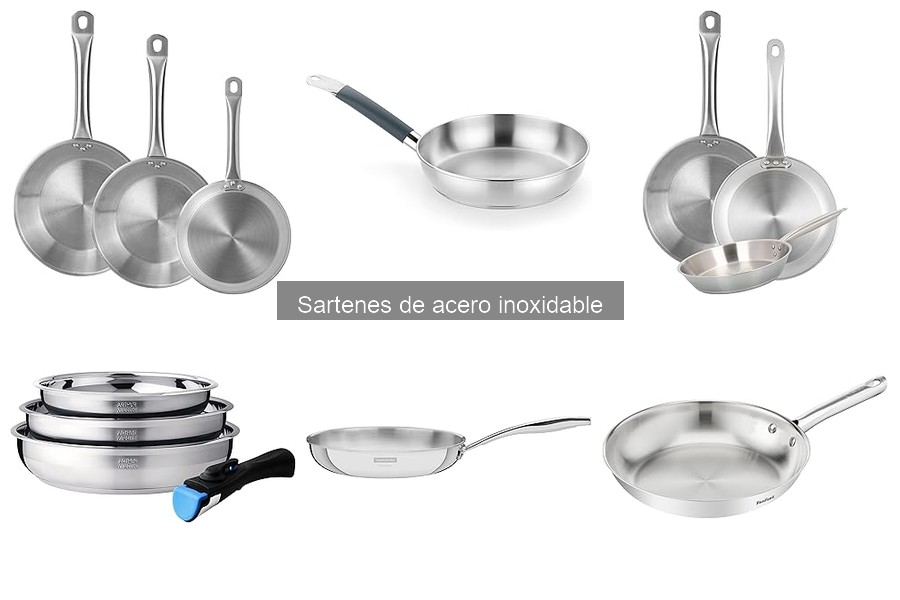Sartenes de acero inoxidable: todo lo que necesitas saber